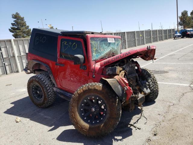 1J4AA2D12AL111076 - 2010 JEEP WRANGLER S RED photo 1