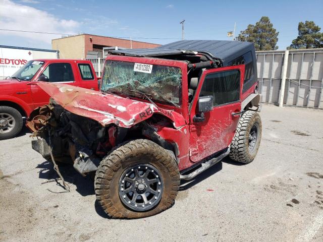 1J4AA2D12AL111076 - 2010 JEEP WRANGLER S RED photo 2