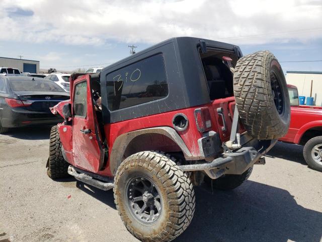 1J4AA2D12AL111076 - 2010 JEEP WRANGLER S RED photo 3