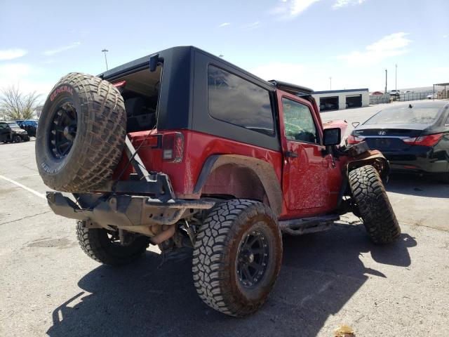 1J4AA2D12AL111076 - 2010 JEEP WRANGLER S RED photo 4