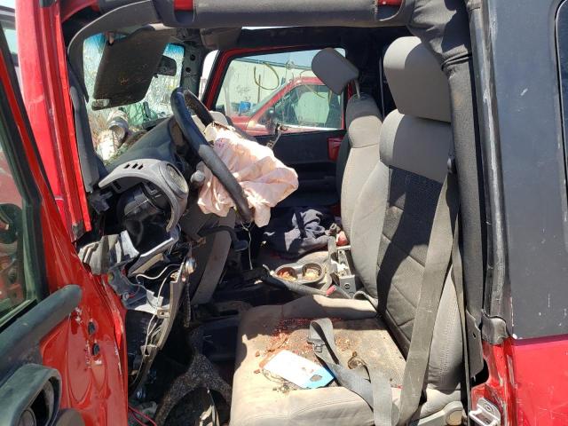 1J4AA2D12AL111076 - 2010 JEEP WRANGLER S RED photo 5