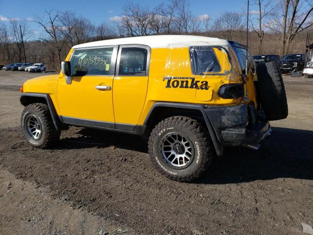 JTEBU11F18K009758 - 2008 TOYOTA FJ CRUISER YELLOW photo 2