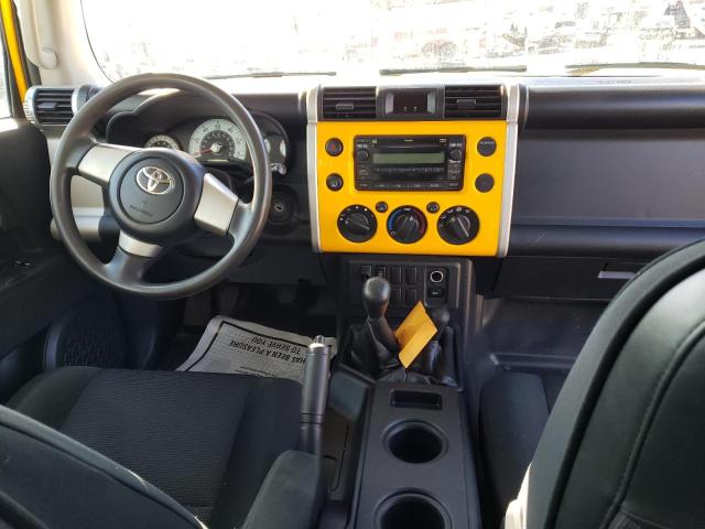 JTEBU11F18K009758 - 2008 TOYOTA FJ CRUISER YELLOW photo 8