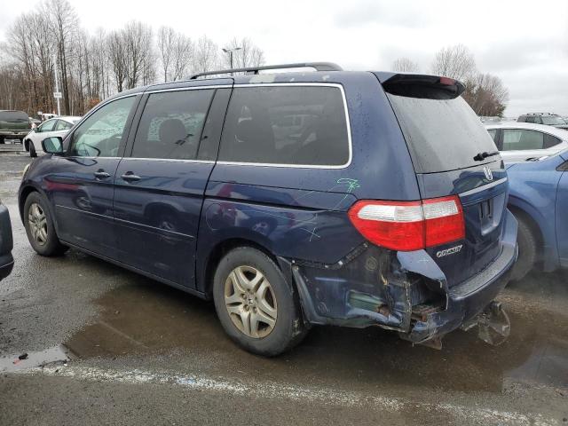 5FNRL38496B054267 - 2006 HONDA ODYSSEY EX BLUE photo 2