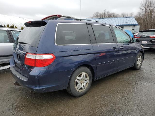 5FNRL38496B054267 - 2006 HONDA ODYSSEY EX BLUE photo 3