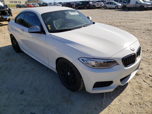 WBA1J7C5XFV358524 - 2015 BMW M235I WHITE photo 1