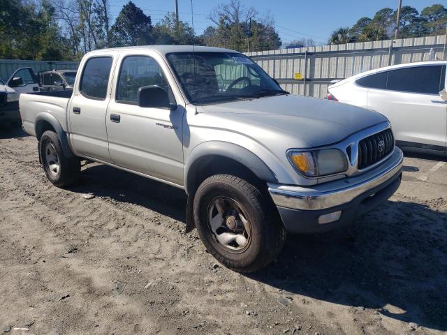 5TEGM92N72Z021219 - 2002 TOYOTA TACOMA DOU SILVER photo 4