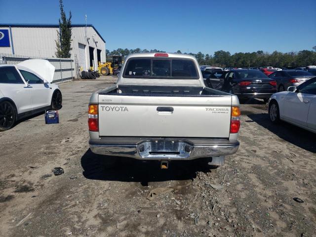 5TEGM92N72Z021219 - 2002 TOYOTA TACOMA DOU SILVER photo 6