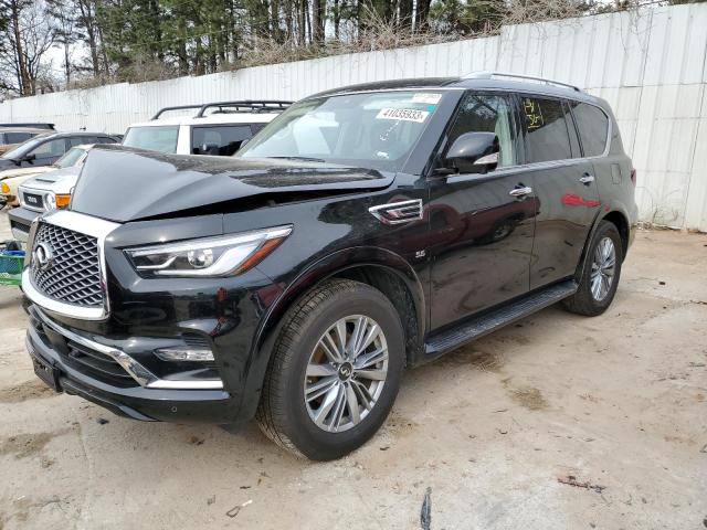 JN8AZ2NE3L9254168 - 2020 INFINITI QX80 LUXE BLACK photo 1