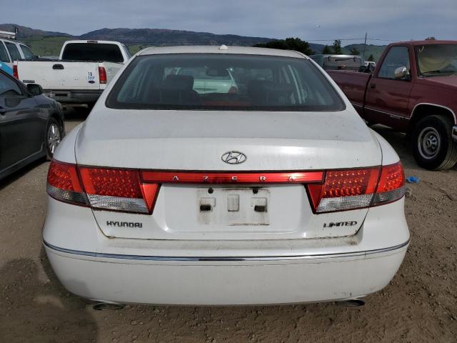 KMHFC46F67A241811 - 2007 HYUNDAI AZERA SE WHITE photo 6