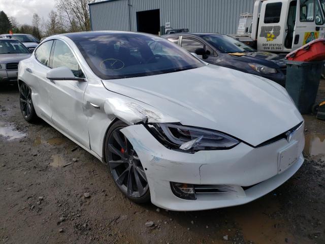 5YJSA1E4XLF390876 - 2020 TESLA MODEL S Սպիտակ լուսանկար 1