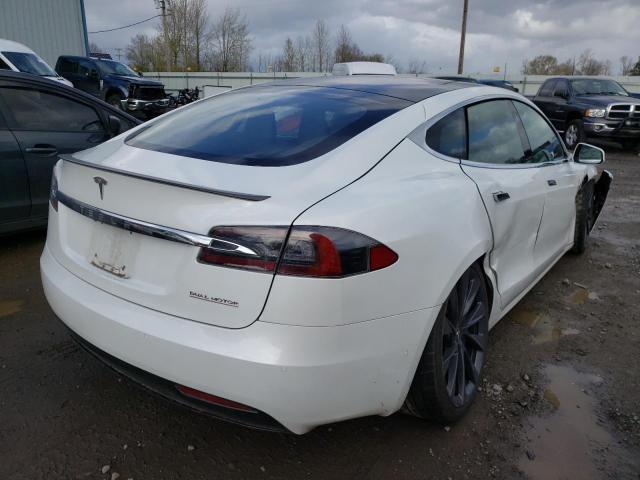 5YJSA1E4XLF390876 - 2020 TESLA MODEL S Սպիտակ լուսանկար 4