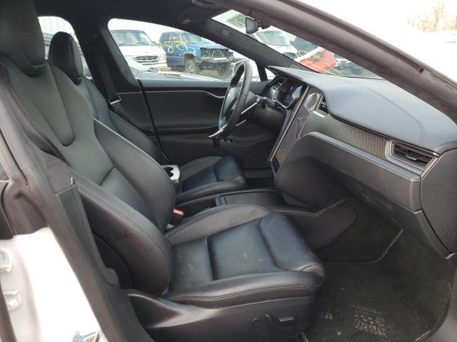 5YJSA1E4XLF390876 - 2020 TESLA MODEL S Սպիտակ լուսանկար 5