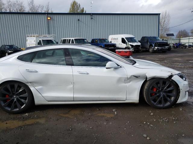 5YJSA1E4XLF390876 - 2020 TESLA MODEL S Սպիտակ լուսանկար 9
