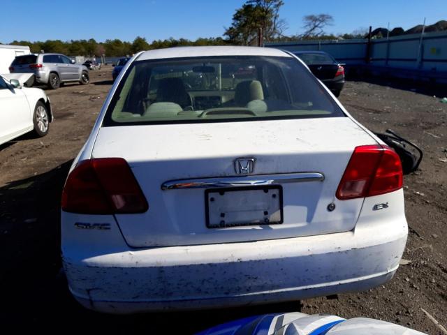 2HGES26751H617604 - 2001 HONDA CIVIC WHITE photo 6