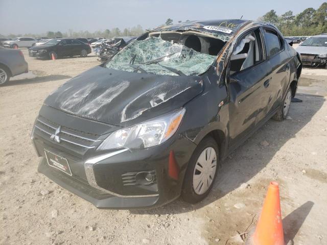 ML32FUFJ4NHF00983 - 2022 MITSUBISHI MIRAGE G4 BLACK photo 2