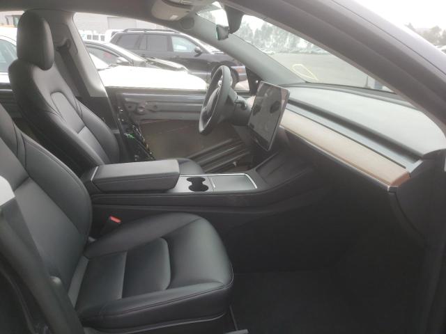 5YJYGDEE4MF278563 - 2021 TESLA MODEL Y رمادي صورة 5