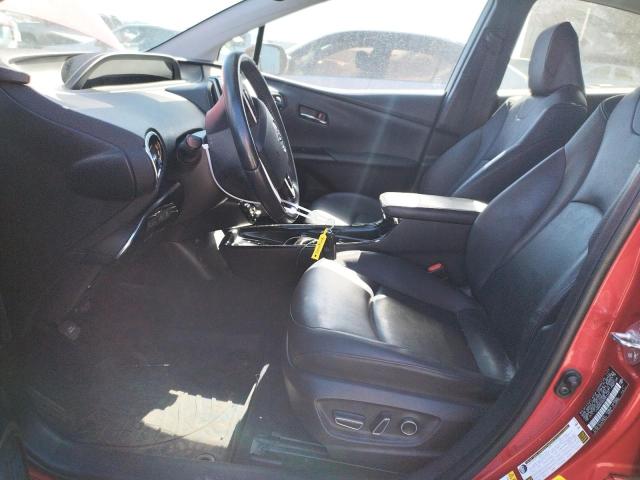 JTDKARFP0H3061664 - 2017 TOYOTA PRIUS PRIM RED photo 7