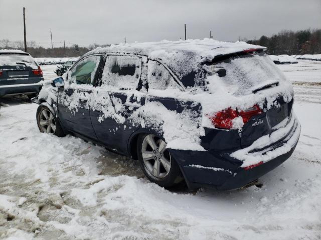 2HNYD2H40BH517107 - 2011 ACURA MDX TECHNO BLUE photo 2