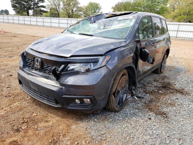 5FNYF7H57LB001498 - 2020 HONDA PASSPORT E GRAY photo 2