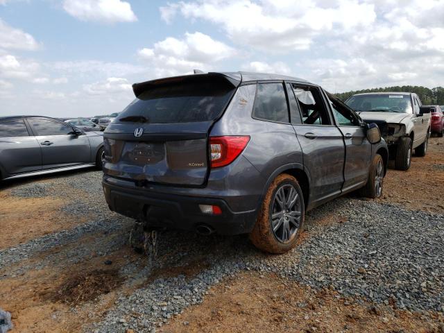 5FNYF7H57LB001498 - 2020 HONDA PASSPORT E GRAY photo 4