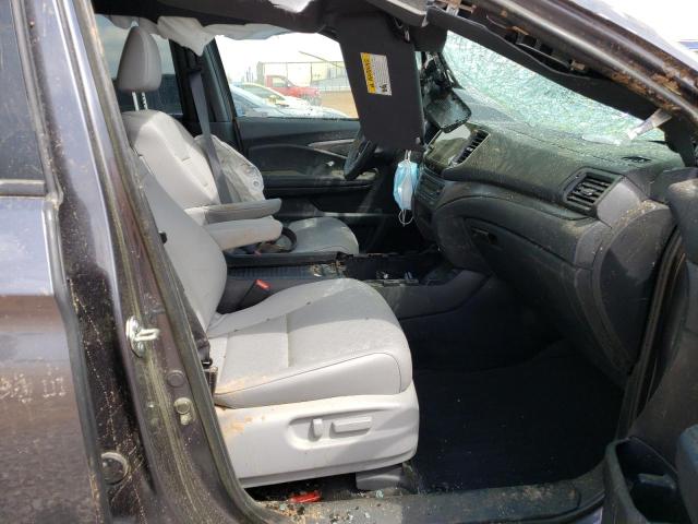 5FNYF7H57LB001498 - 2020 HONDA PASSPORT E GRAY photo 5