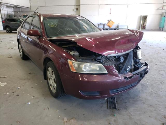 5NPET46C07H212979 - 2007 HYUNDAI SONATA GLS BURGUNDY photo 1