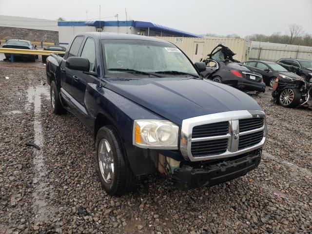 1D7HE48JX5S296395 - 2005 DODGE DAKOTA QUA BLUE photo 1