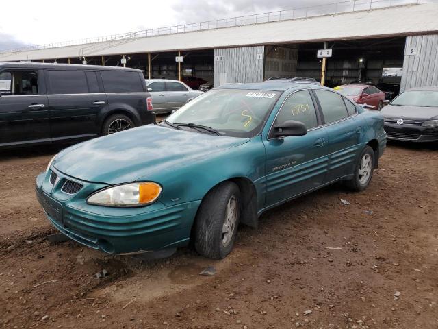 1G2NE52E0XM723190 - 1999 PONTIAC GRAND AM S GREEN photo 1