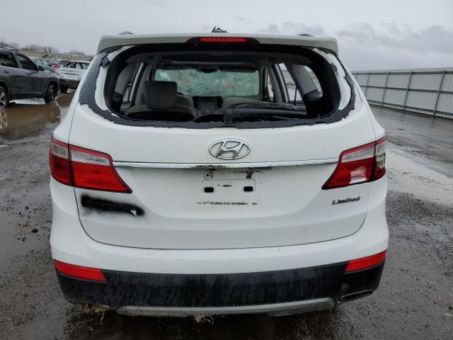 KM8SR4HF0DU006874 - 2013 HYUNDAI SANTA FE L WHITE photo 6