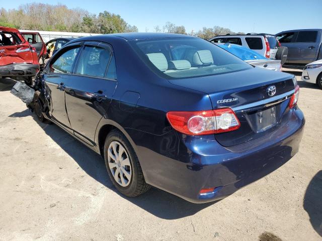 2T1BU4EE7DC068817 - 2013 TOYOTA COROLLA BA BLUE photo 2