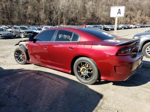 2C3CDXGJ5NH172864 - 2022 DODGE CHARGER SC BURGUNDY photo 2