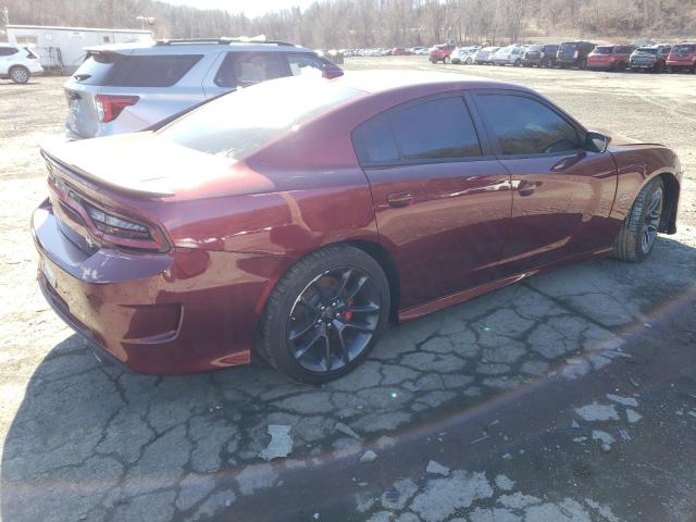 2C3CDXGJ5NH172864 - 2022 DODGE CHARGER SC BURGUNDY photo 3