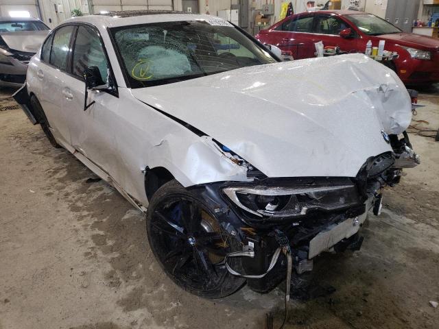 3MW5P9J08M8B64609 - 2021 BMW 330XE WHITE photo 1