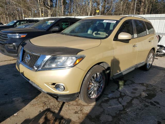 5N1AR2MN5DC624744 - 2013 NISSAN PATHFINDER BEIGE photo 1