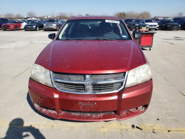 1B3LC56K18N110002 - 2008 DODGE AVENGER SX BURGUNDY photo 5