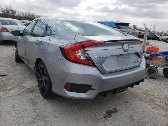 2HGFC2F84MH530212 - 2021 HONDA CIVIC SPOR SILVER photo 3