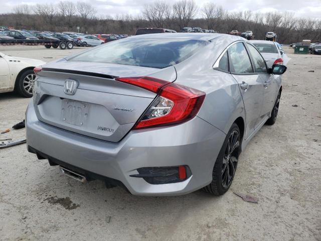 2HGFC2F84MH530212 - 2021 HONDA CIVIC SPOR SILVER photo 4