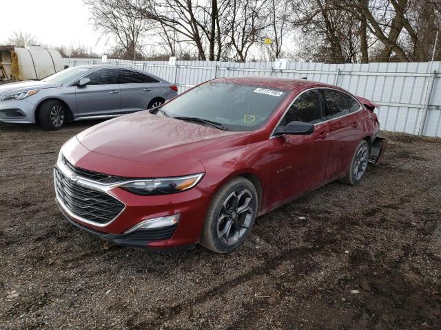 1G1ZG5ST0KF226880 - 2019 CHEVROLET MALIBU RS RED photo 2