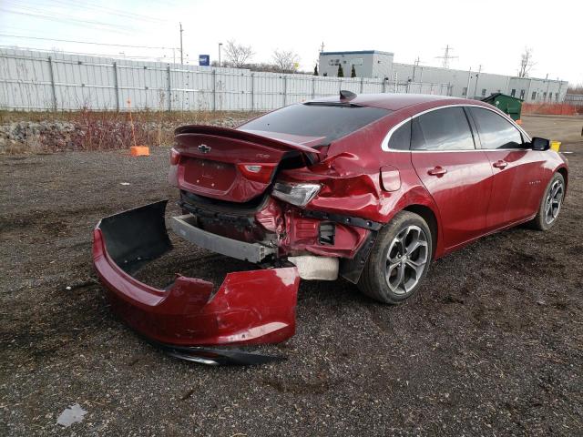 1G1ZG5ST0KF226880 - 2019 CHEVROLET MALIBU RS RED photo 4