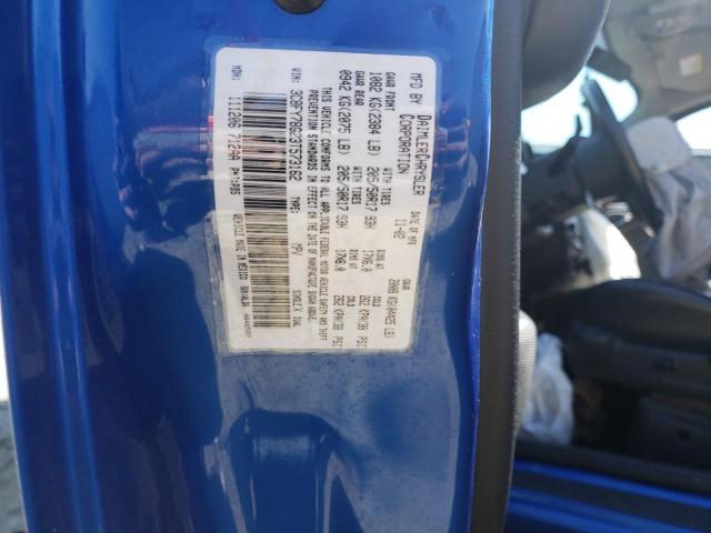 3C8FY78G23T573162 - 2003 CHRYSLER PT CRUISER BLUE photo 10