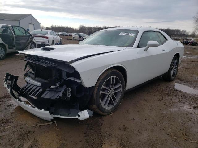 2C3CDZKG0KH741820 - 2019 DODGE CHALLENGER WHITE photo 2