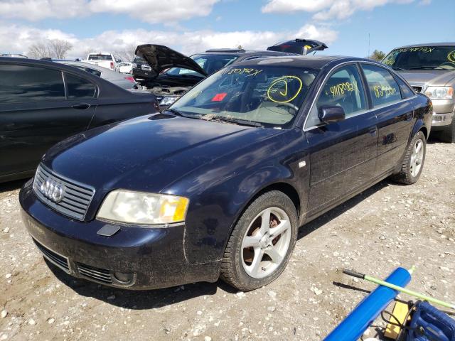 WAUJT64BX3N029360 - 2003 AUDI A6 3 BLUE photo 2