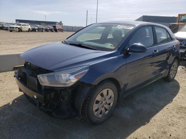 3KPA25AB3JE036155 - 2018 KIA RIO LX BLUE photo 2