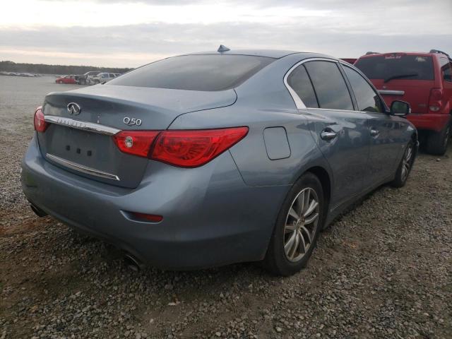 JN1EV7AP3HM734683 - 2017 INFINITI Q50 PREMIU BLUE photo 4