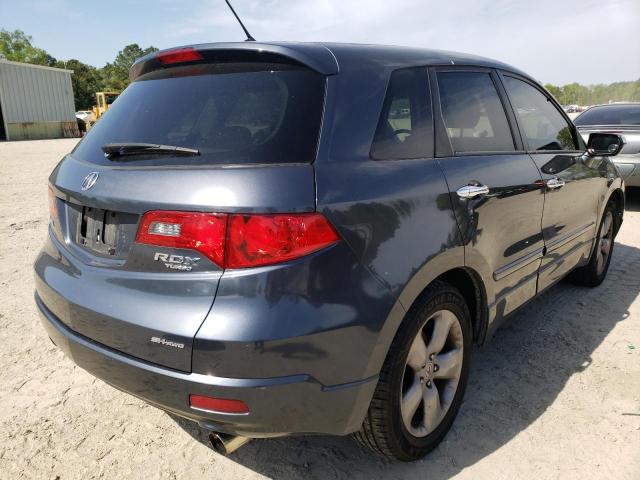 5J8TB18507A020039 - 2007 ACURA RDX TECHNO GRAY photo 4