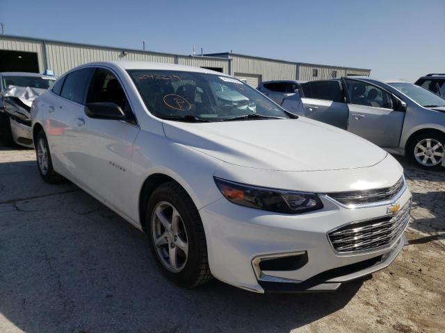 1G1ZB5ST2JF242219 - 2018 CHEVROLET MALIBU LS WHITE photo 1