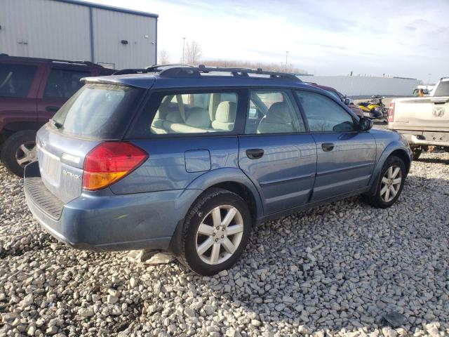 4S4BP61CX77319807 - 2007 SUBARU LEGACY OUT BLUE photo 3