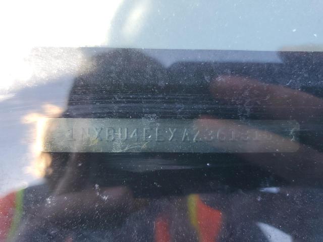 1NXBU4EEXAZ361315 - 2010 TOYOTA COROLLA BA GRAY photo 12