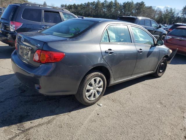 1NXBU4EEXAZ361315 - 2010 TOYOTA COROLLA BA GRAY photo 3